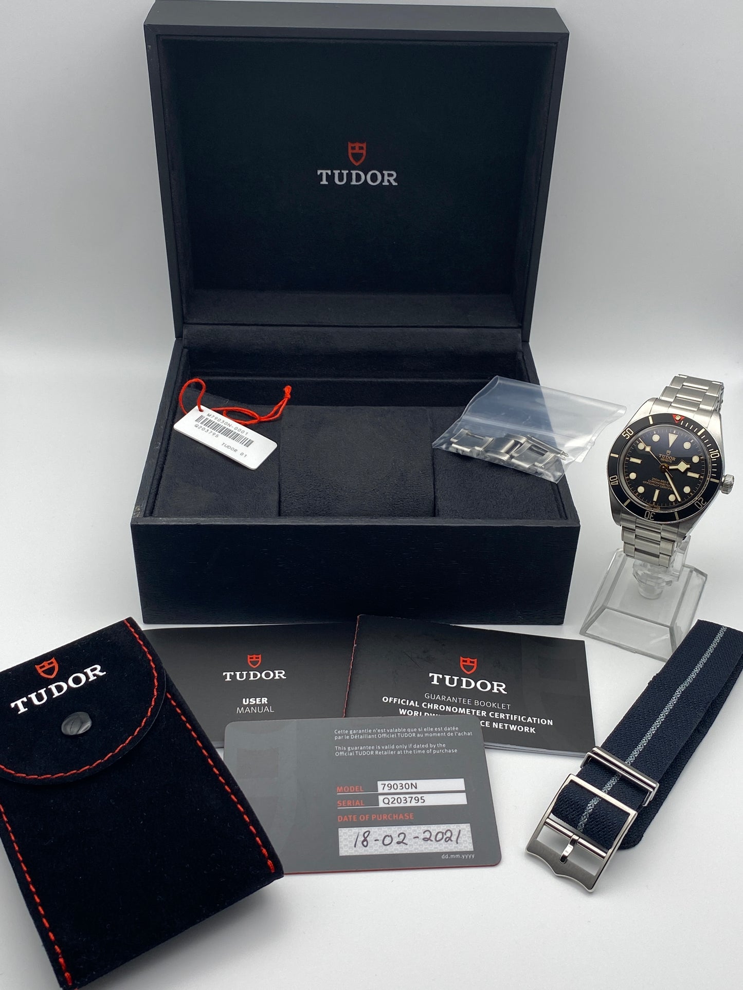 TUDOR Black Bay 58 Black Automatic Men's Watch - 79030N