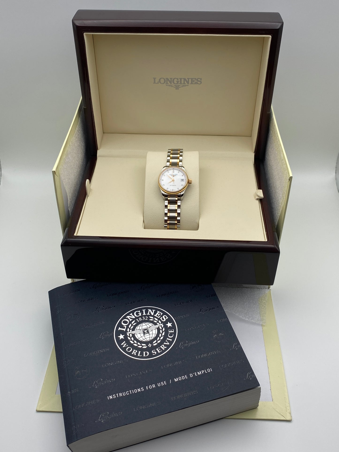 Longines Master Collection White Mother of Pearl Women's Watch (L2.128.5.89.7)