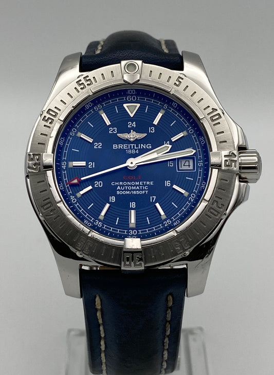 BREITLING Colt A17380 Date, Blue Dial, Automatic Men's Watch