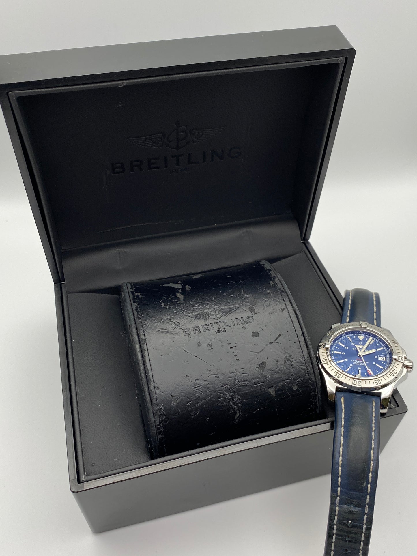 BREITLING Colt A17380 Date, Blue Dial, Automatic Men's Watch